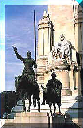 Фотография памятника знаменитых испанских бездельников